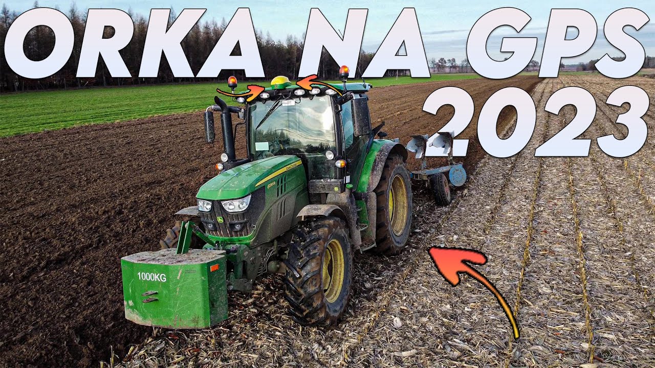 ⭐🤩Rozpoczęcie sezonu 2023😍⭐Oporowa orka R-ką na GPS! 😱John Deere 130R & Lemken GR.Brzuszko 😱