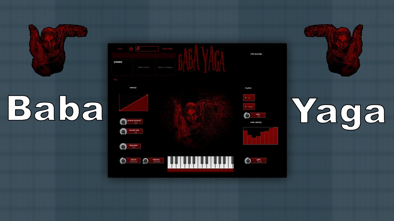 russian Baba Yaga built into synth