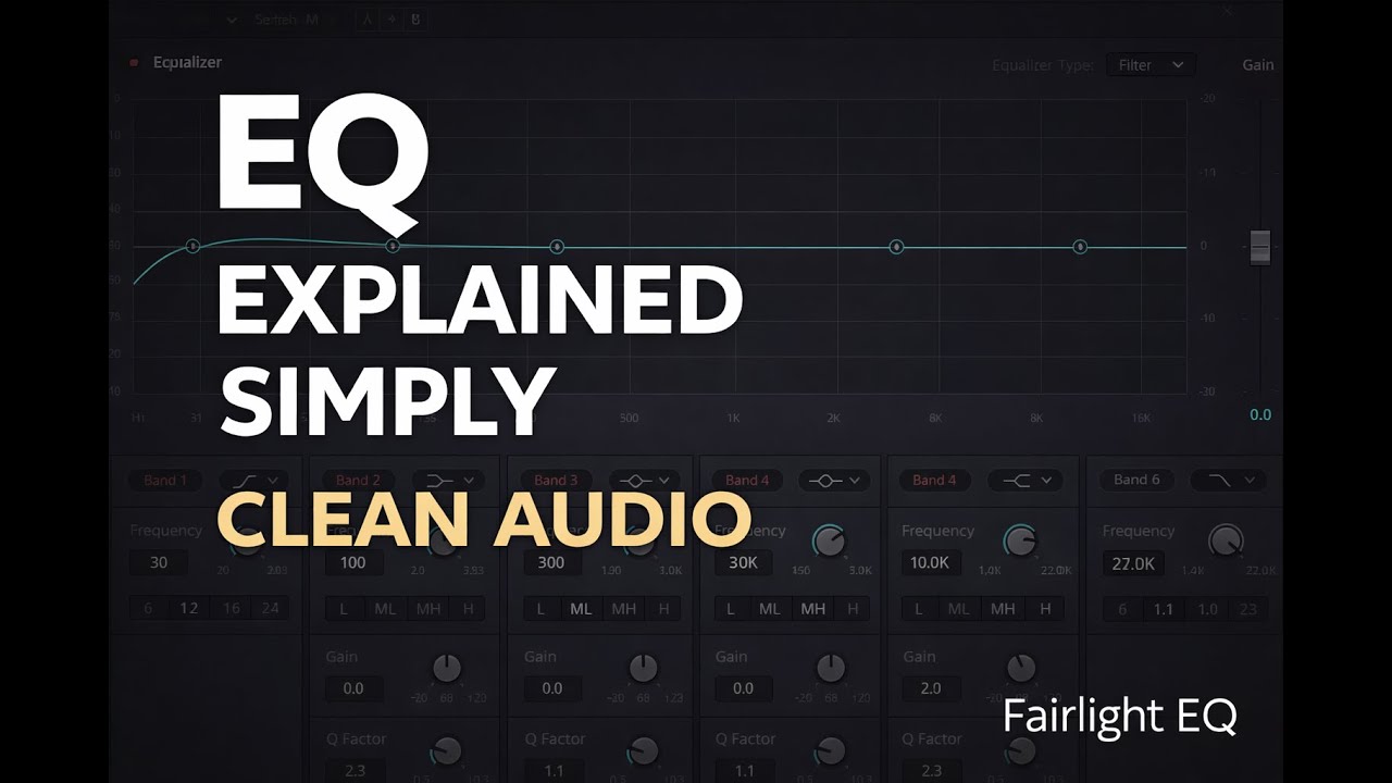 EQ Explained Simply for Clean Audio in DaVinci Fairlight
