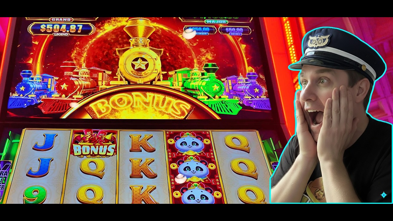 I had NO IDEA the Cash Express Legend Train could do this TWICE! @DelawareParkCasino