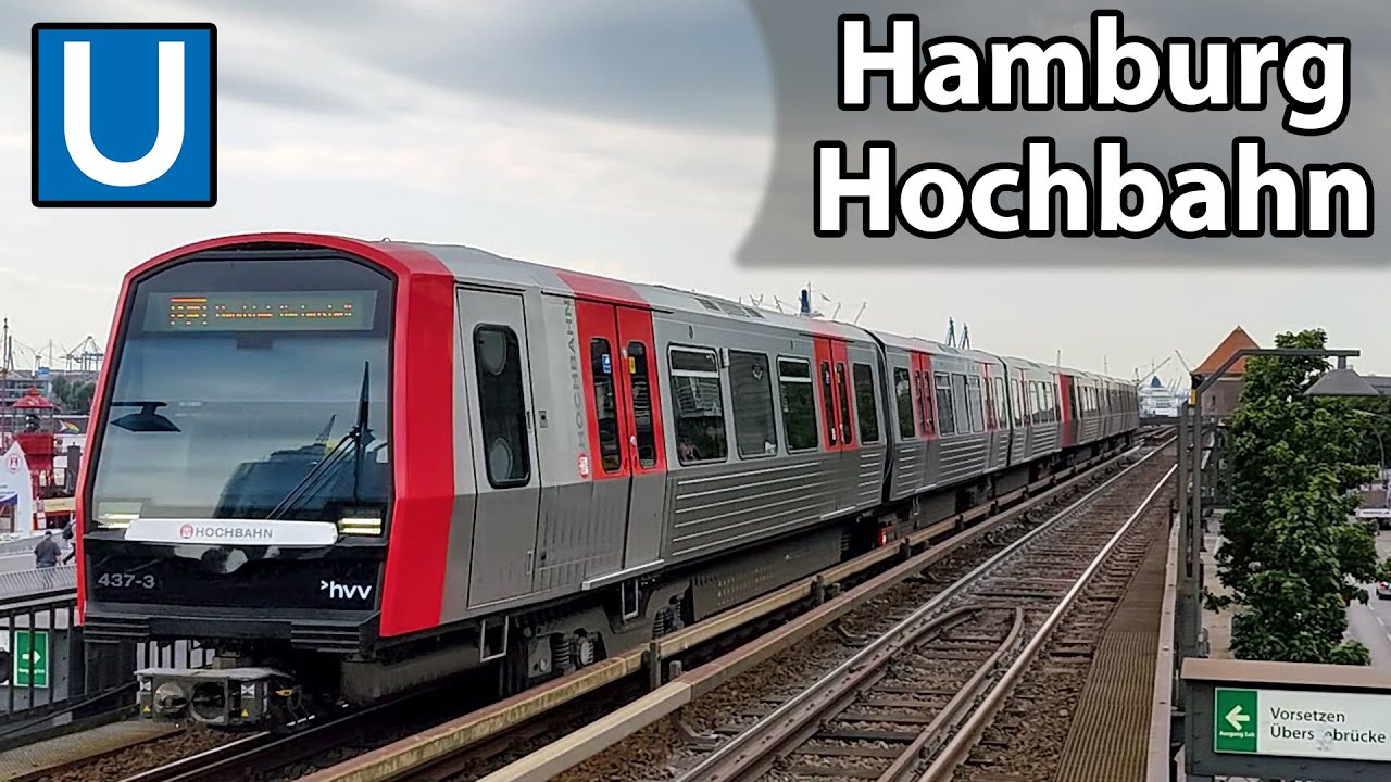 Scenes from HVV Hamburg Hochbahn (Hamburg U-Bahn / Metro)
