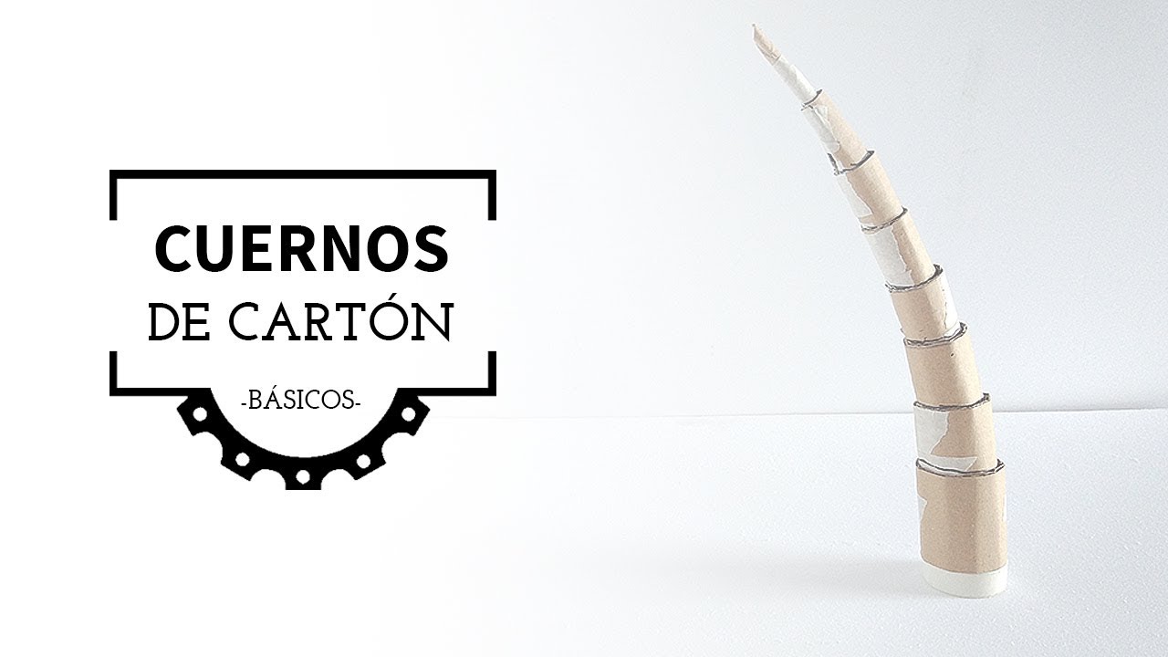 Cómo Hacer Cuernos de Cartón  |How to Make Cardboard Horns