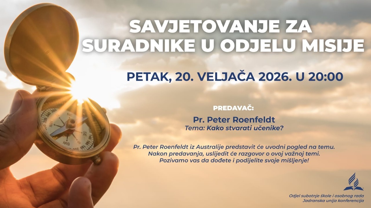 Seminar: Savjetovanje za suradnike u odjelu misije - petak, 20.02.2026.