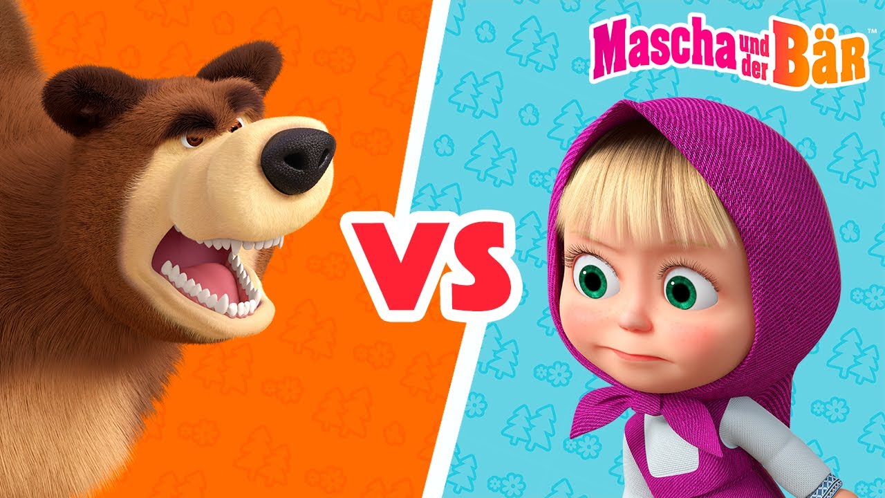 Mascha und der Bär 🤪😎 Mascha vs. Bär ⏰1 Stunde 🎬 Episodensammlung