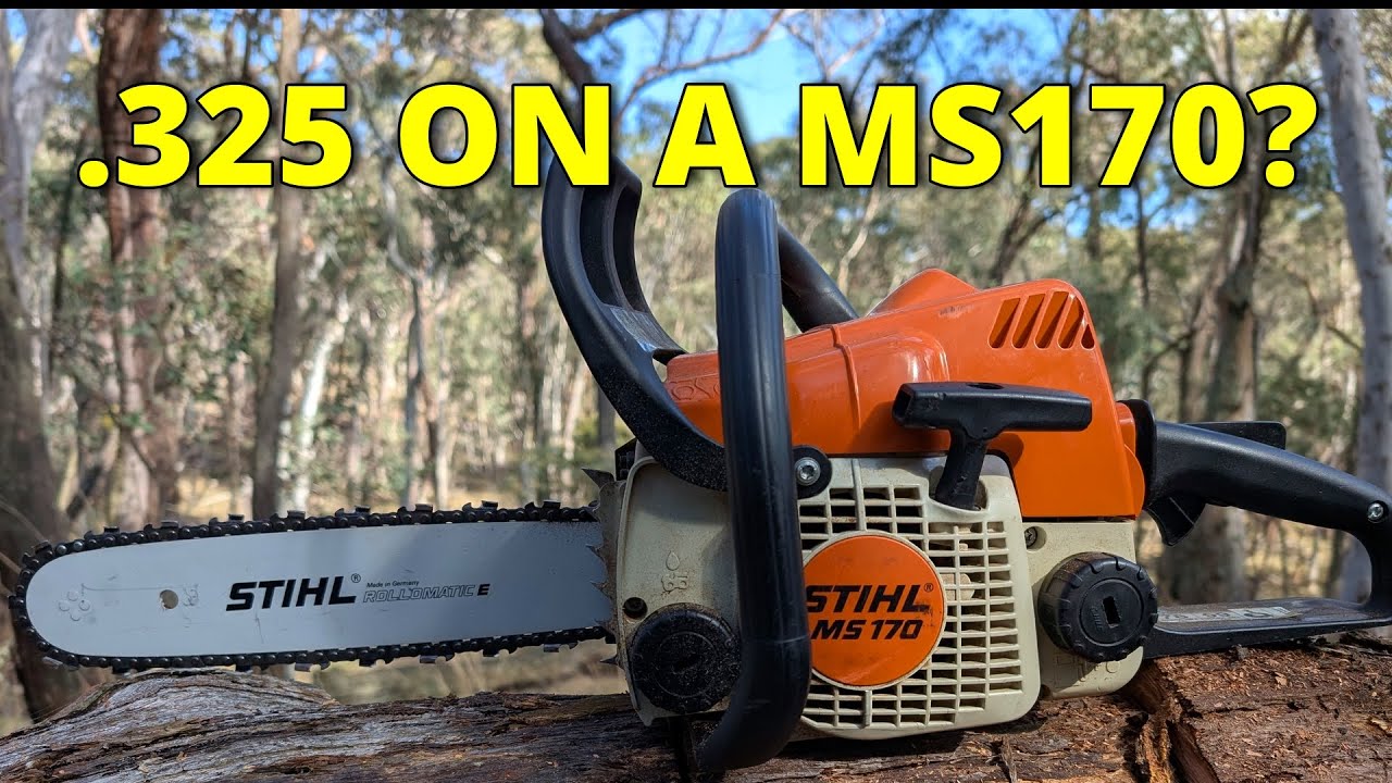 Can a Stihl MS170 pull 325 chain?