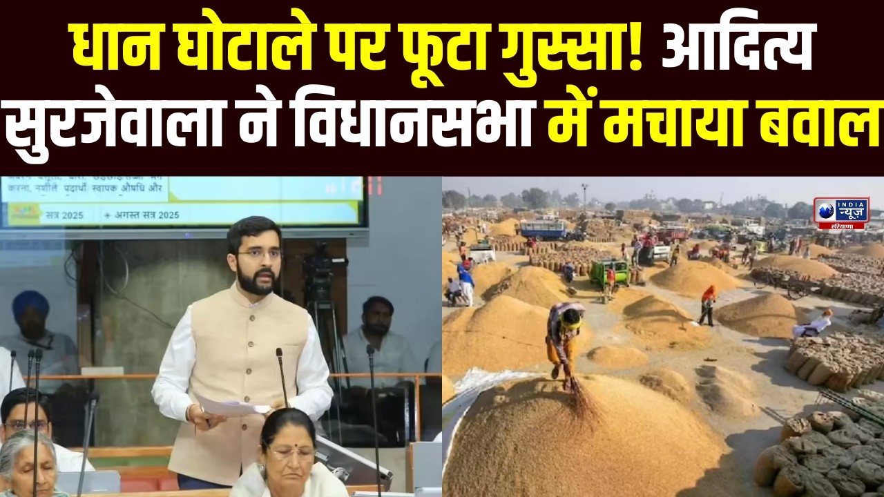 'किसानों का हक मारा जा रहा है' सदन में Aditya Surjewala ने धान घोटाले पर सरकार को जमकर लपेटा !