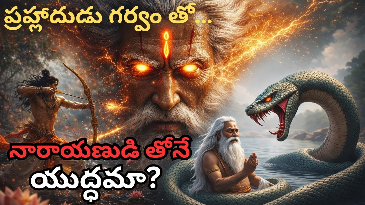 Prahlada Narayana Yuddham Telugu | ప్రహ్లాదుడు నారాయణుడితోనే యుద్ధం చేశాడా?! 😱