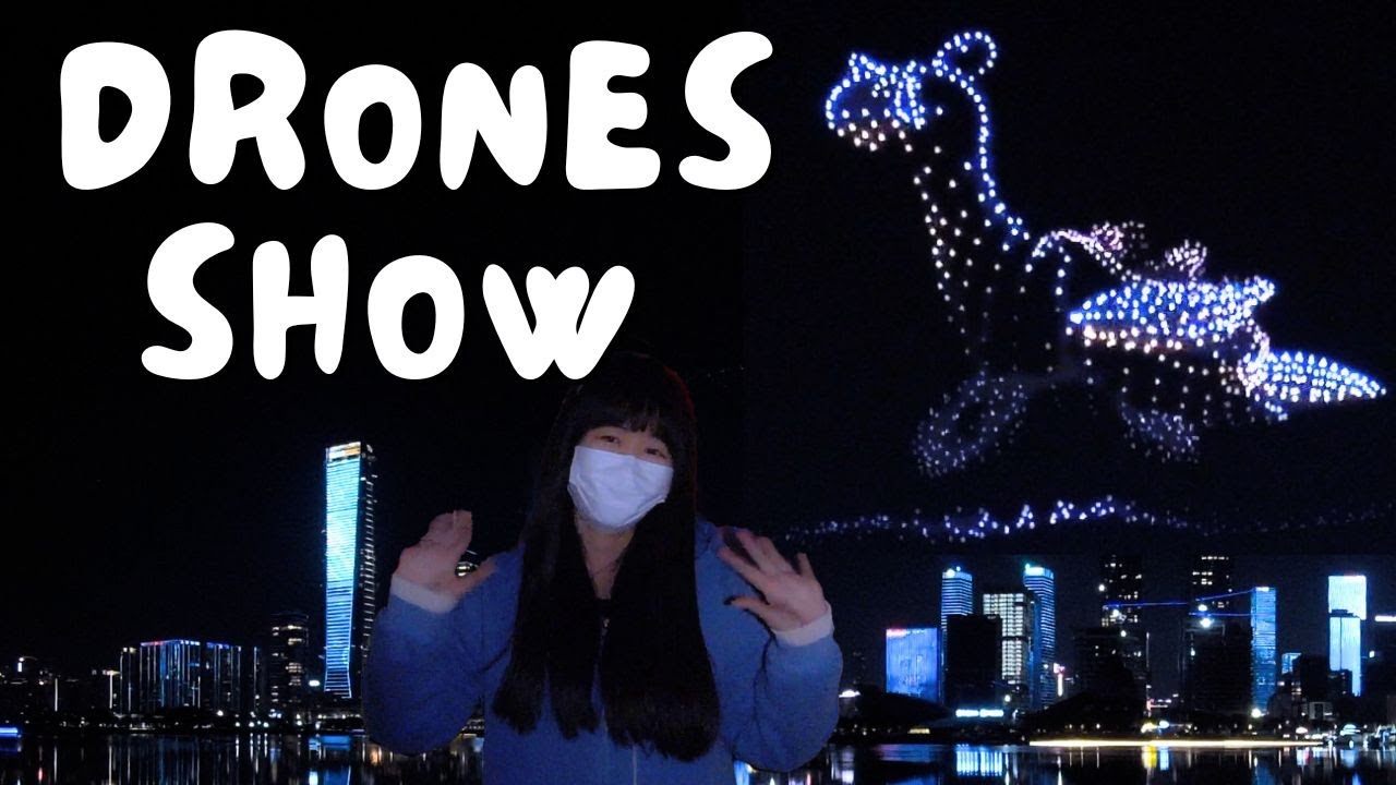 VR180 3D｜CHINA TRAVEL｜SHENZHEN｜Shenzhen Bay Drone Show｜Pokémon｜深圳湾 无人机表演｜宝可梦｜皮卡丘｜人才公园