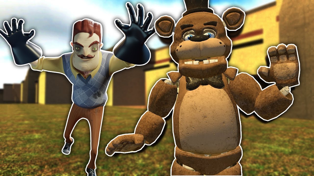 We Found the Neighbor and He's Angry in Gmod! - Garry's Mod Multiplayer Hide and Seek