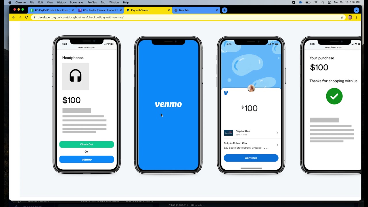 Оформление заказа с помощью Venmo — обзор кнопки смарт-платежа PayPal