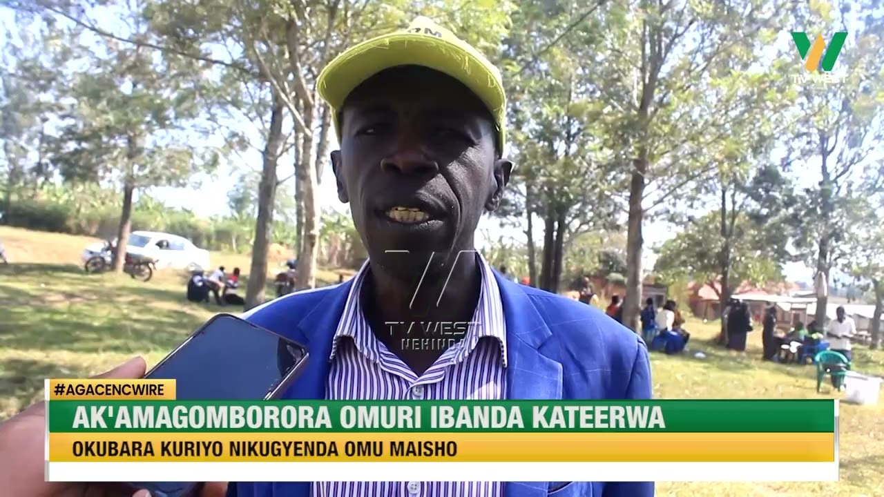 Agacencwire: Akaruuru k'amagomborora omuri Ibanda