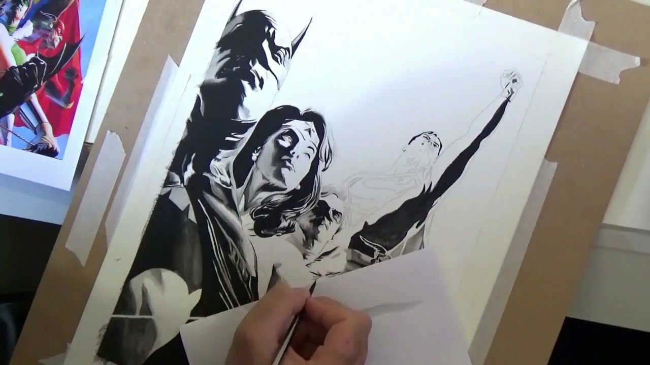 Curso pintura Alex Ross - timelapse