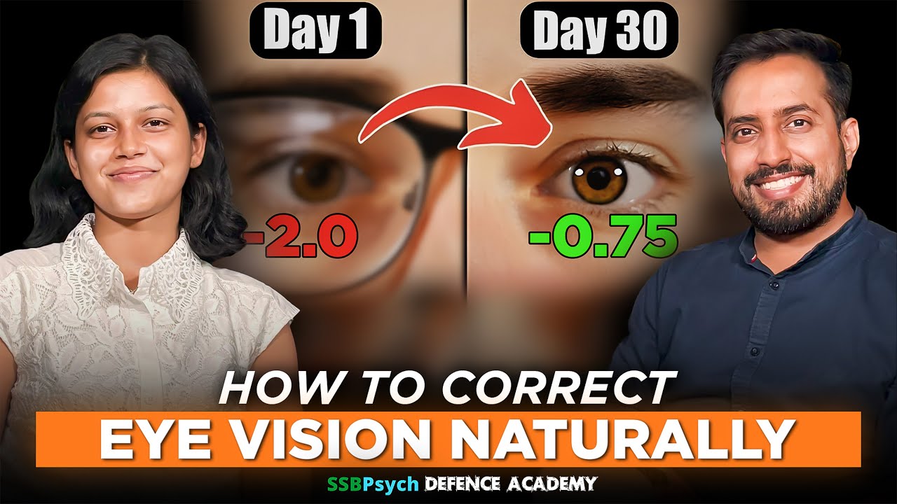 How to improve Eyesight Naturally | Eye exercises to improve Eyesight | SSBPsych Defence Academ