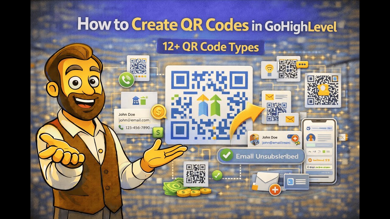 How to Create QR Codes in GoHighLevel  Payment, Reviews, Forms & More