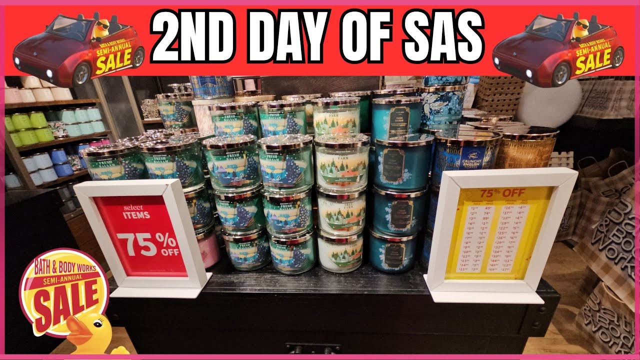 2ND DAY OF SAS at Bath & Body Works #bathandbodyworkshaul #bathandbodyworks #sas