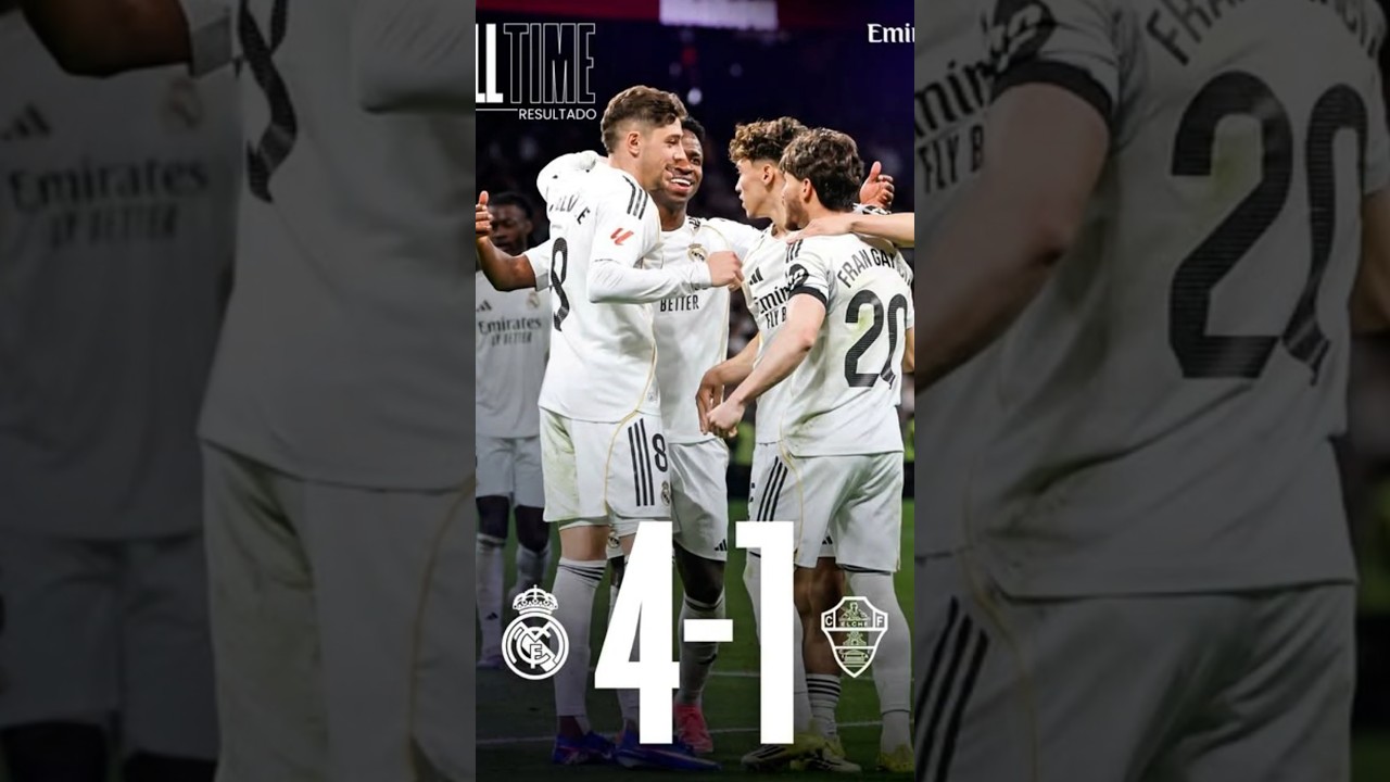 Real Madrid vs Elche CF | La Liga Match Highlights