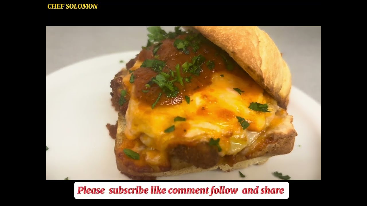 EASIEST WAY TO MAKE CHICKEN PARM SANDWICH 