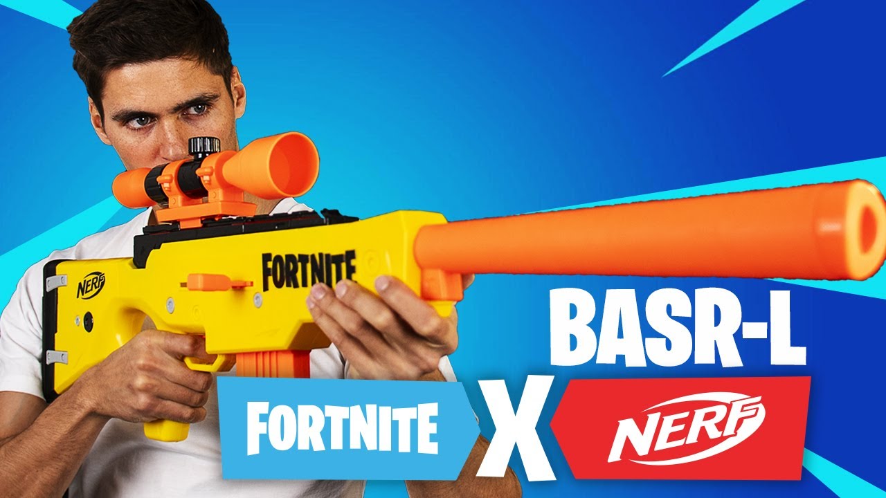 SNAJPERKA NERF FORTNITE BASR-L!!! CELUJ I WYMIATAJ!!!