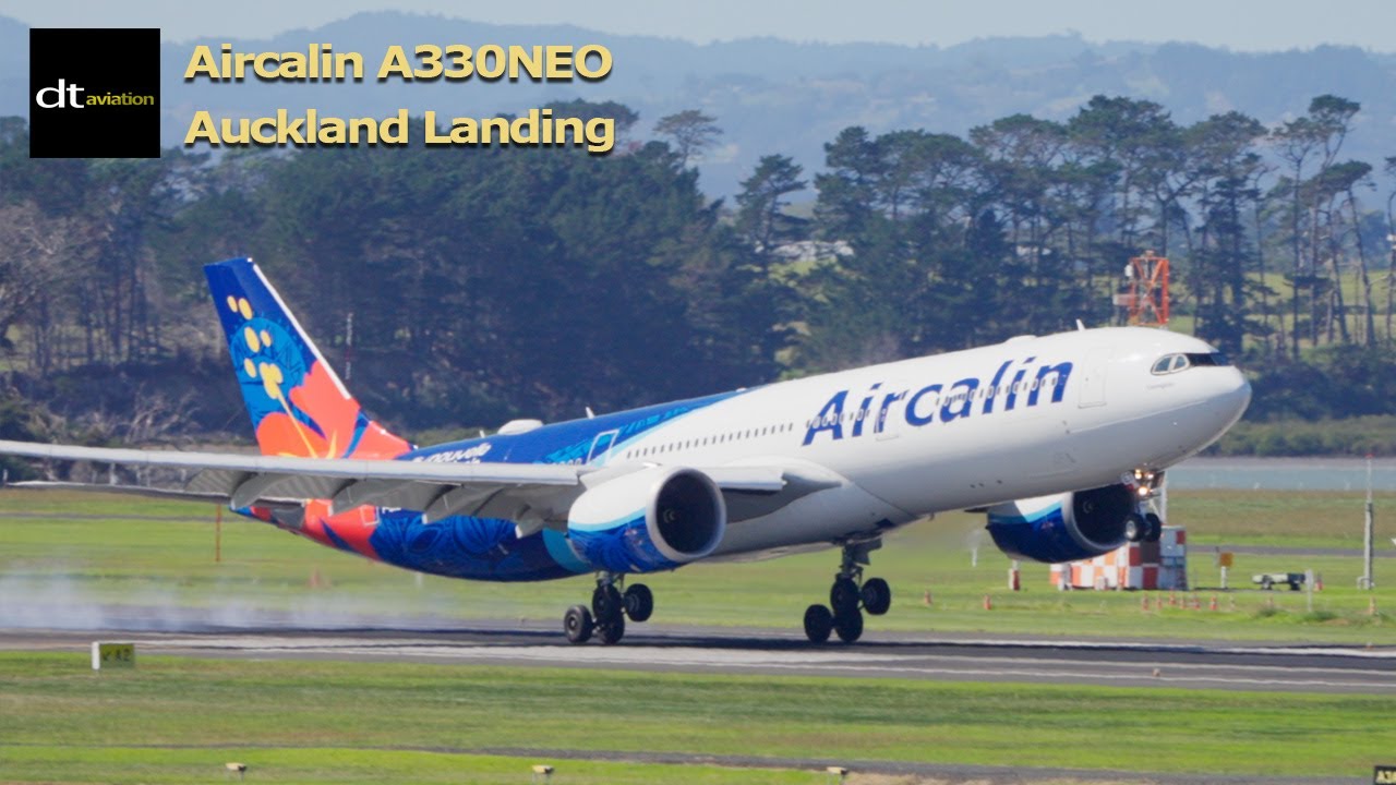 AirCalin Airbus A330NEO Landing | 4K60