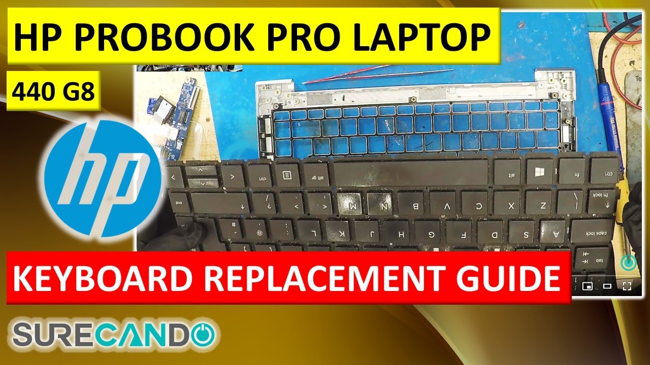 HP ProBook 440 G8 Keyboard Replacement - Watch Before You Try!
