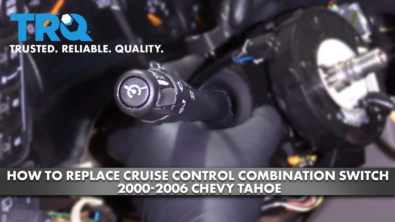 How To Replace Cruise Control Combination Switch 2000-2006 Chevy Tahoe