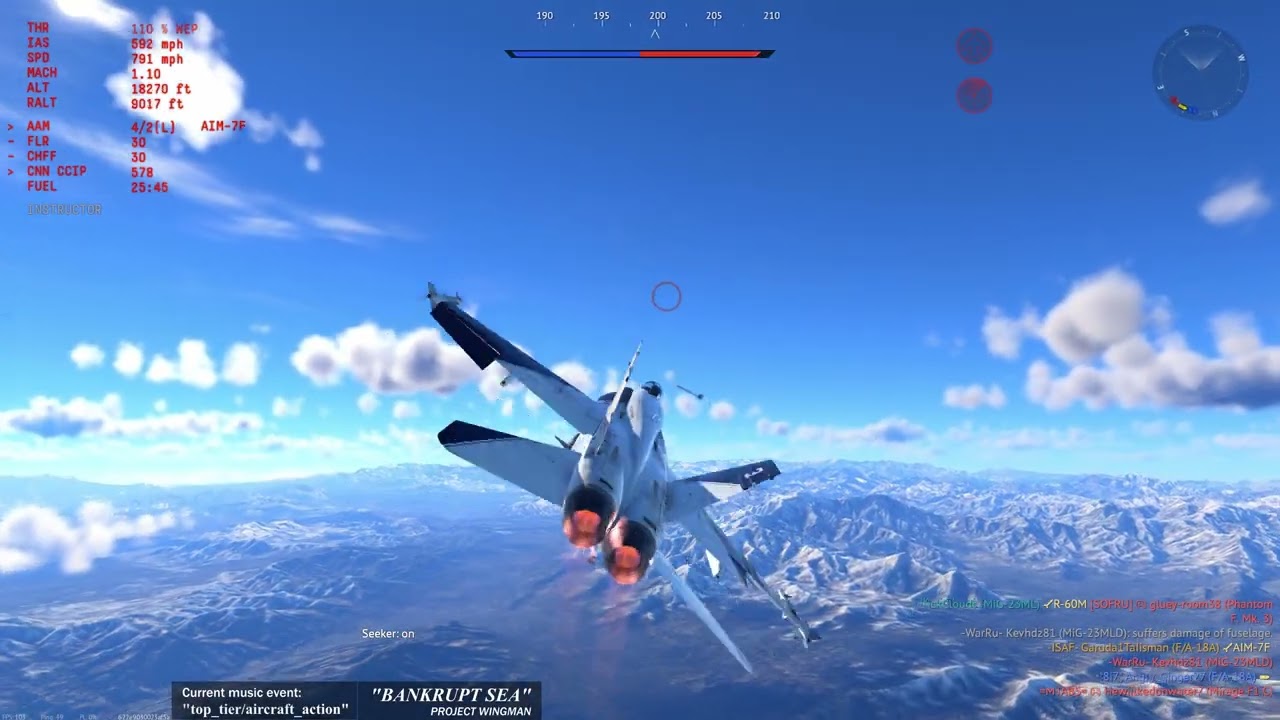 War Thunder X ACE COMBAT // ACSO V2.1 Top Tier Air Battles Showcase