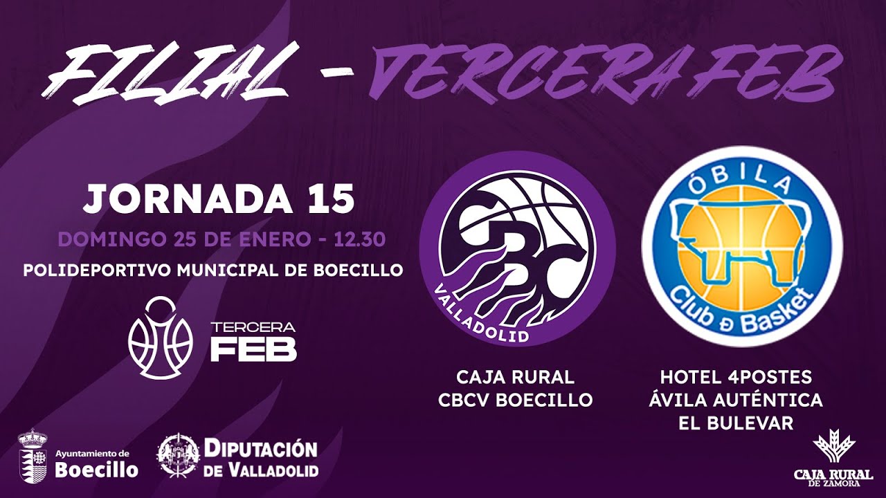 Caja Rural CBCV Boecillo - Hotel 4Postes Ávila Auténtica El Bulevar | J15 Tercera FEB