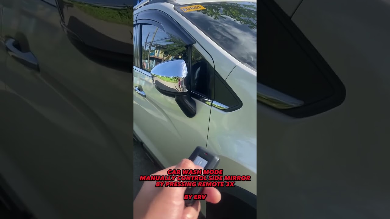 XPANDER ETACS Features Activation - Carwash mode (Manual control of Side Mirror)