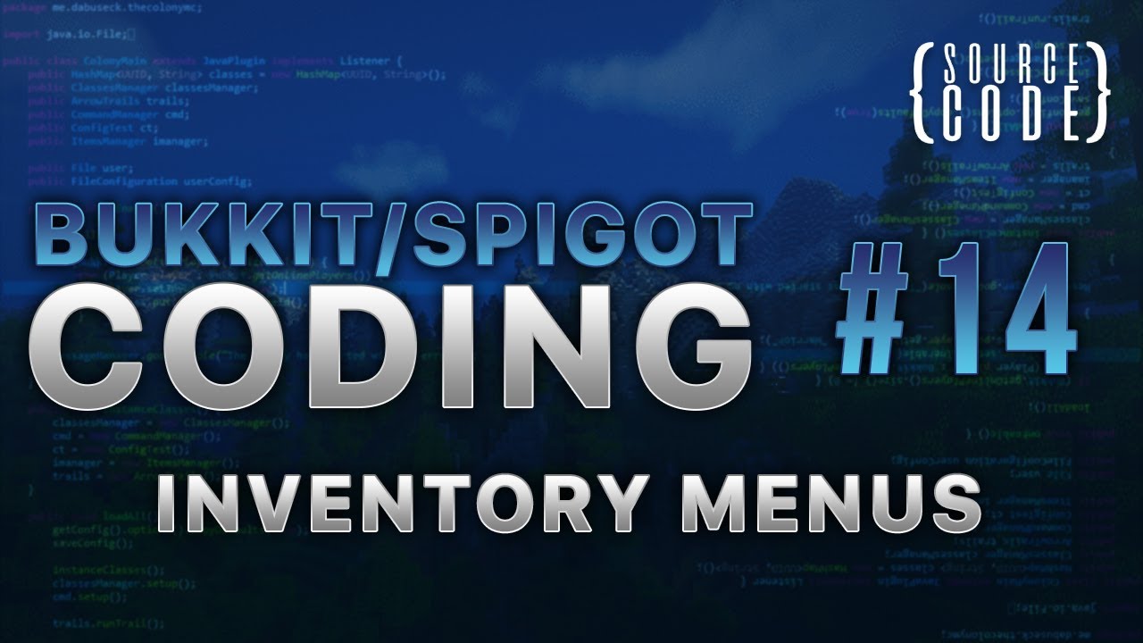 Bukkit Coding - Inventory Menus- Episode 14
