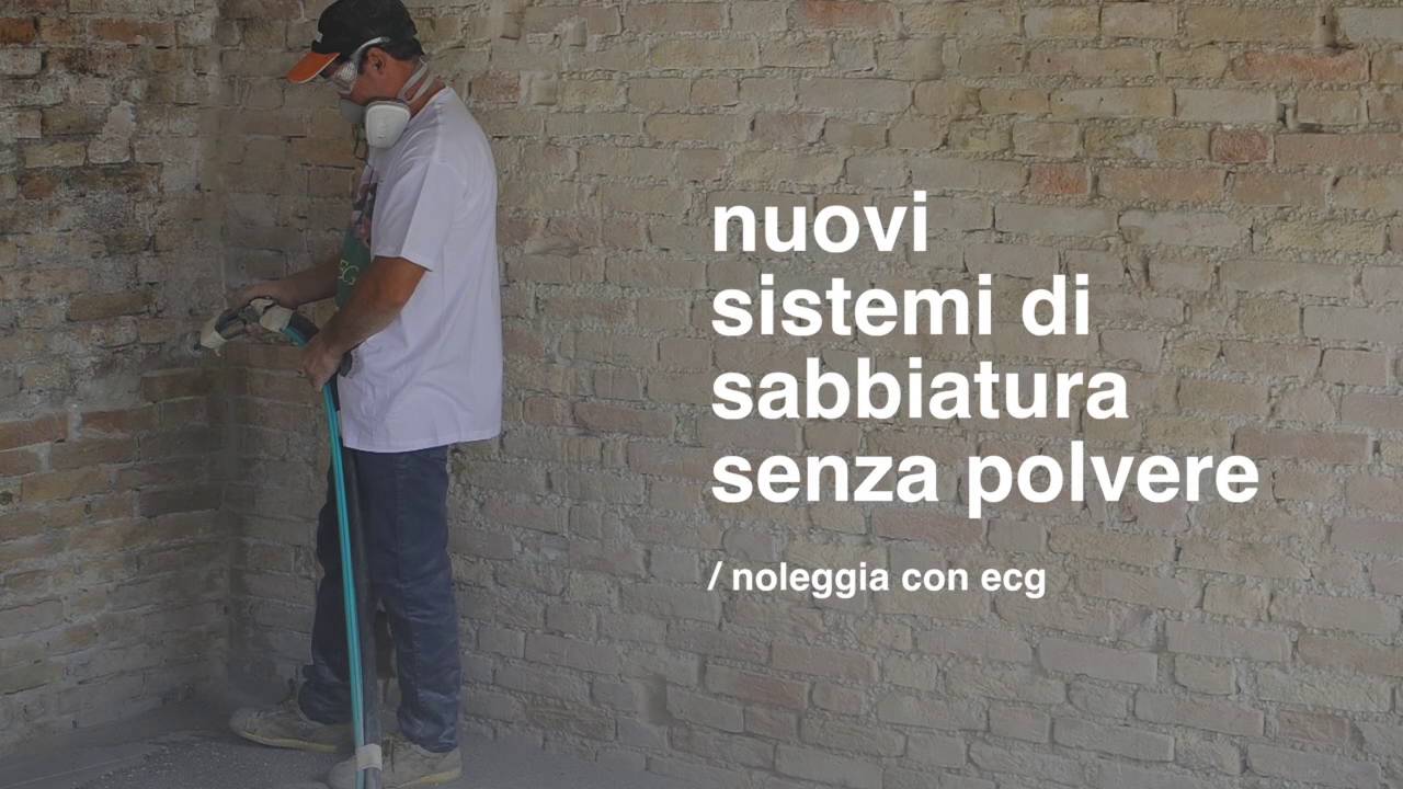 Noleggia i Nuovi Sistemi di Sabbiatura Senza Polvere!