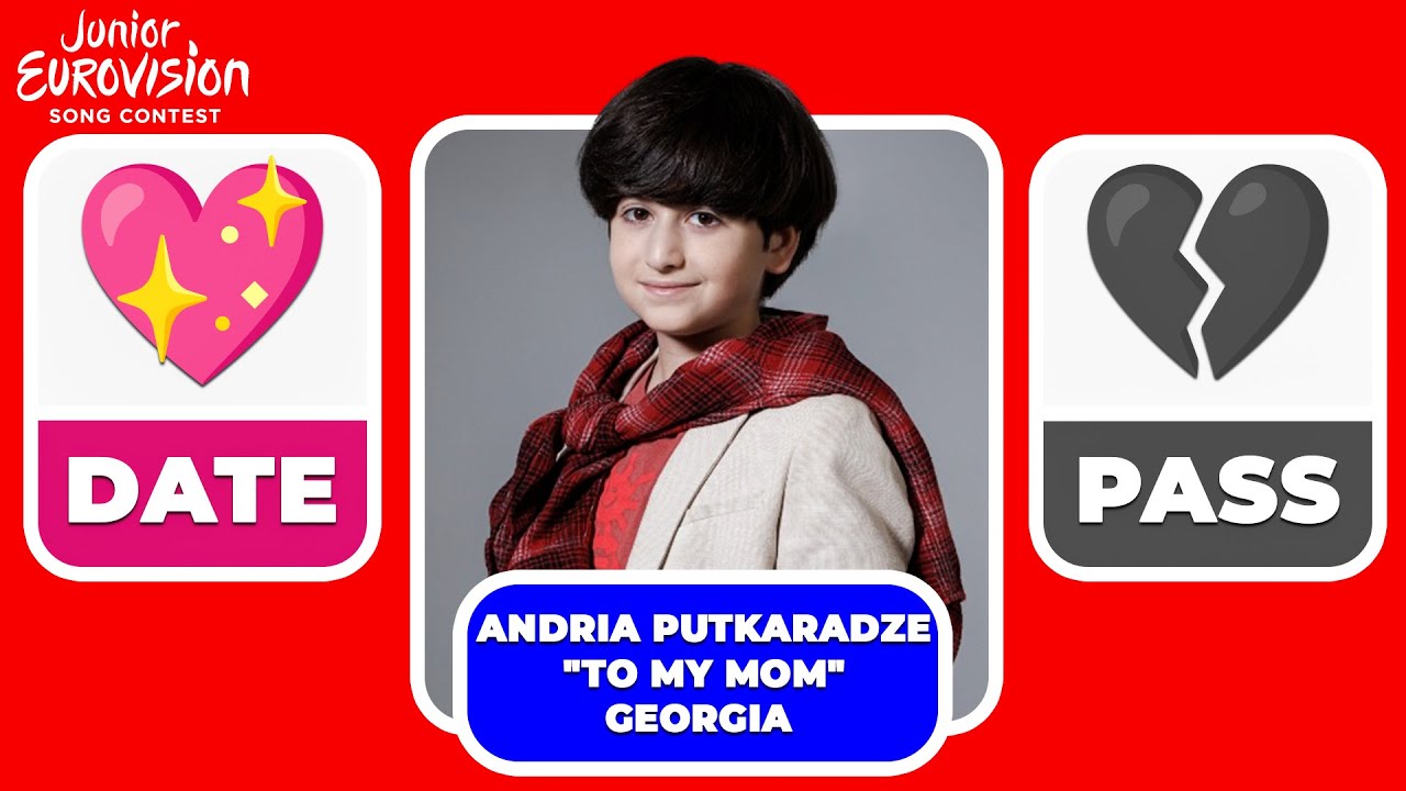 DATE or PASS? 🎶 Junior Eurovision Song Contest 2024 | Music Quiz 🌟🔥