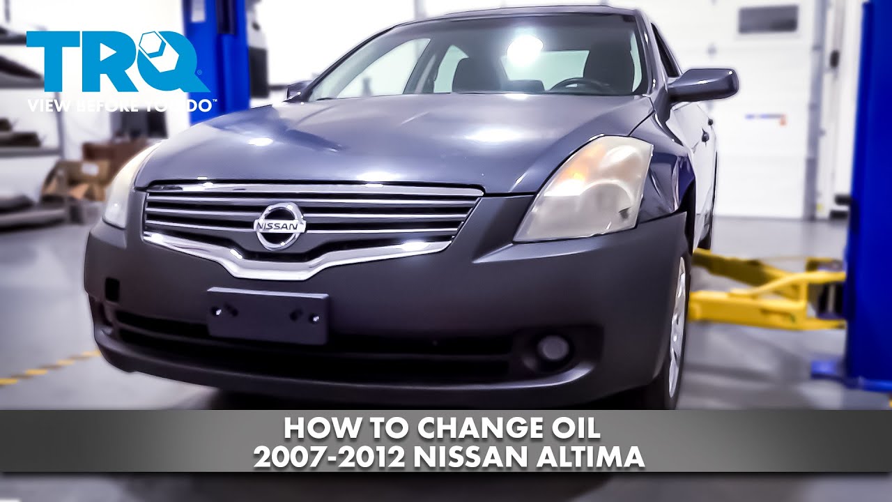 Как заменить масло в Nissan Altima 2007-2012 годов