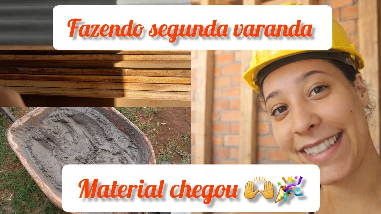 Fazendo segunda varanda, final de semana em obra!