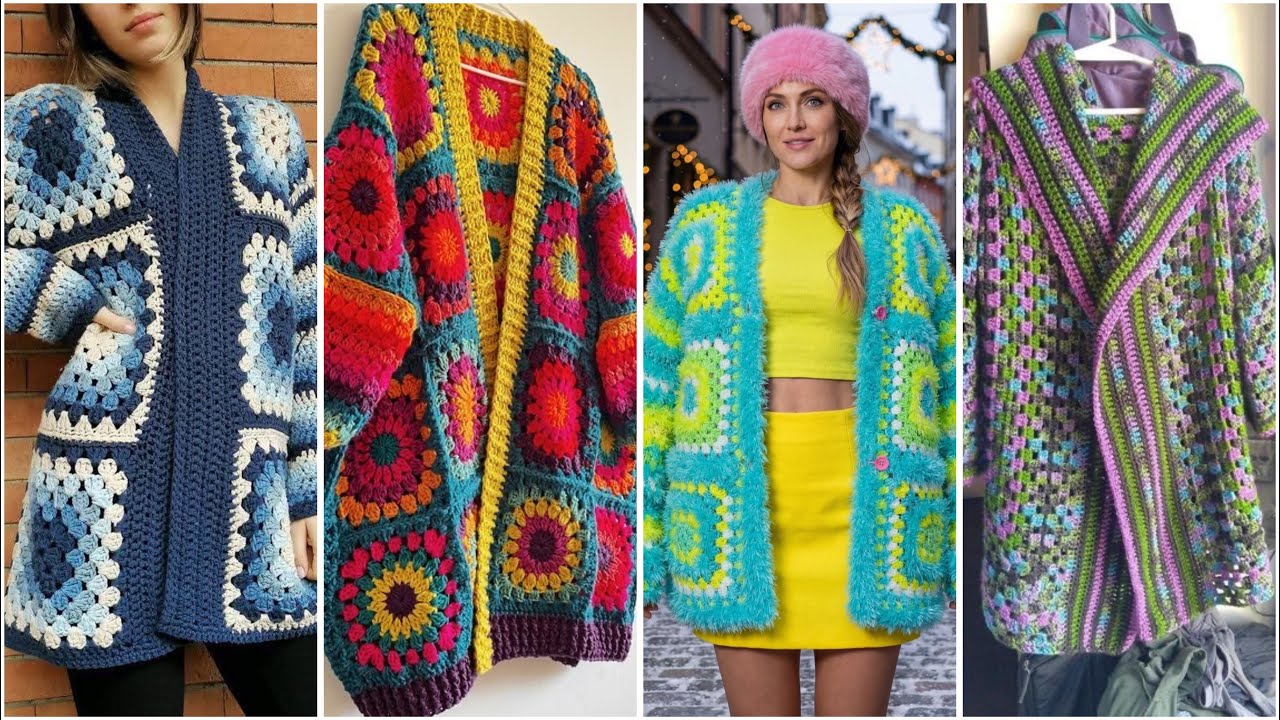 Very beautiful crochet pattern long cardigan designs ideas #crochetcardigans 