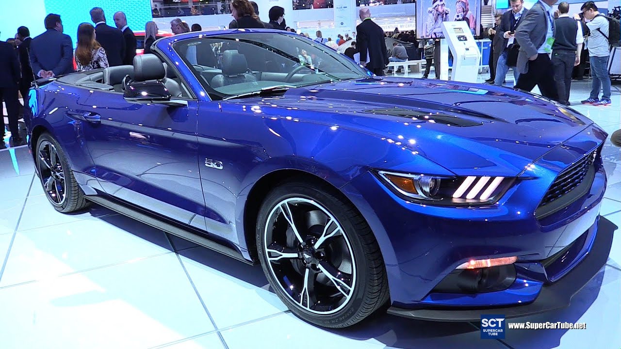 2016 Ford Mustang GT 5.0 California Special -Exterior&Interior Walkaround -2016 Detroit Auto Show