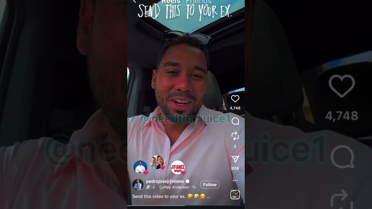 A message for Chantel and Ashley. From Yours Truly&hellip;Pedro. #90dayfiance #chantel_and_pedro #reality