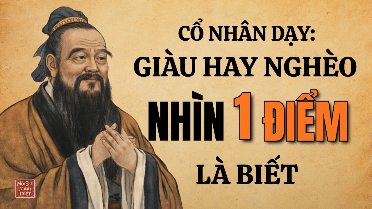 LỜI DẠY CỔ NHÂN: NGƯỜI GIÀU THẬT SỰ SỐNG RẤT ĐƠN GIẢN, GIÀU HAY NGHÈO NHÌN 1 ĐIỂM LÀ BIẾT.