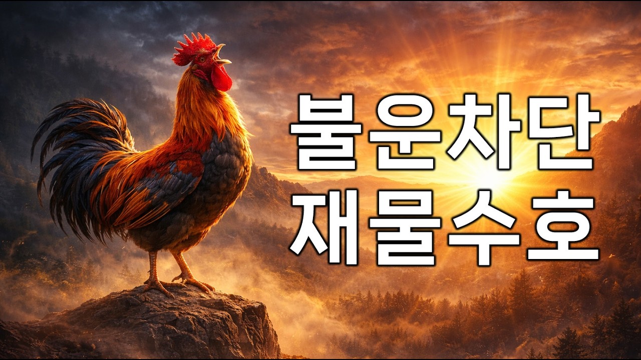 재물과 운이 새는 것을 막는 닭 풍수그림이야기