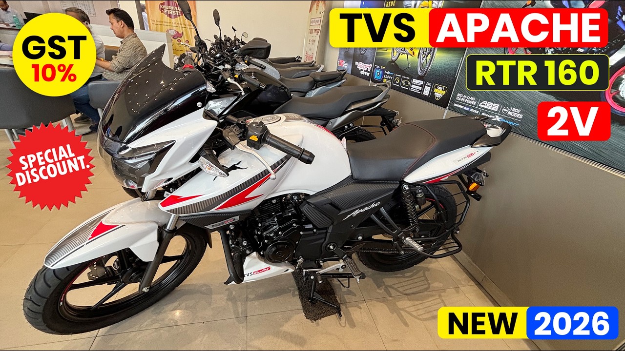 All New ✅ 2026 TVS Apache RTR 160 2V Dwin Disc Detailed Review | Apache RTR 160 2v 2026