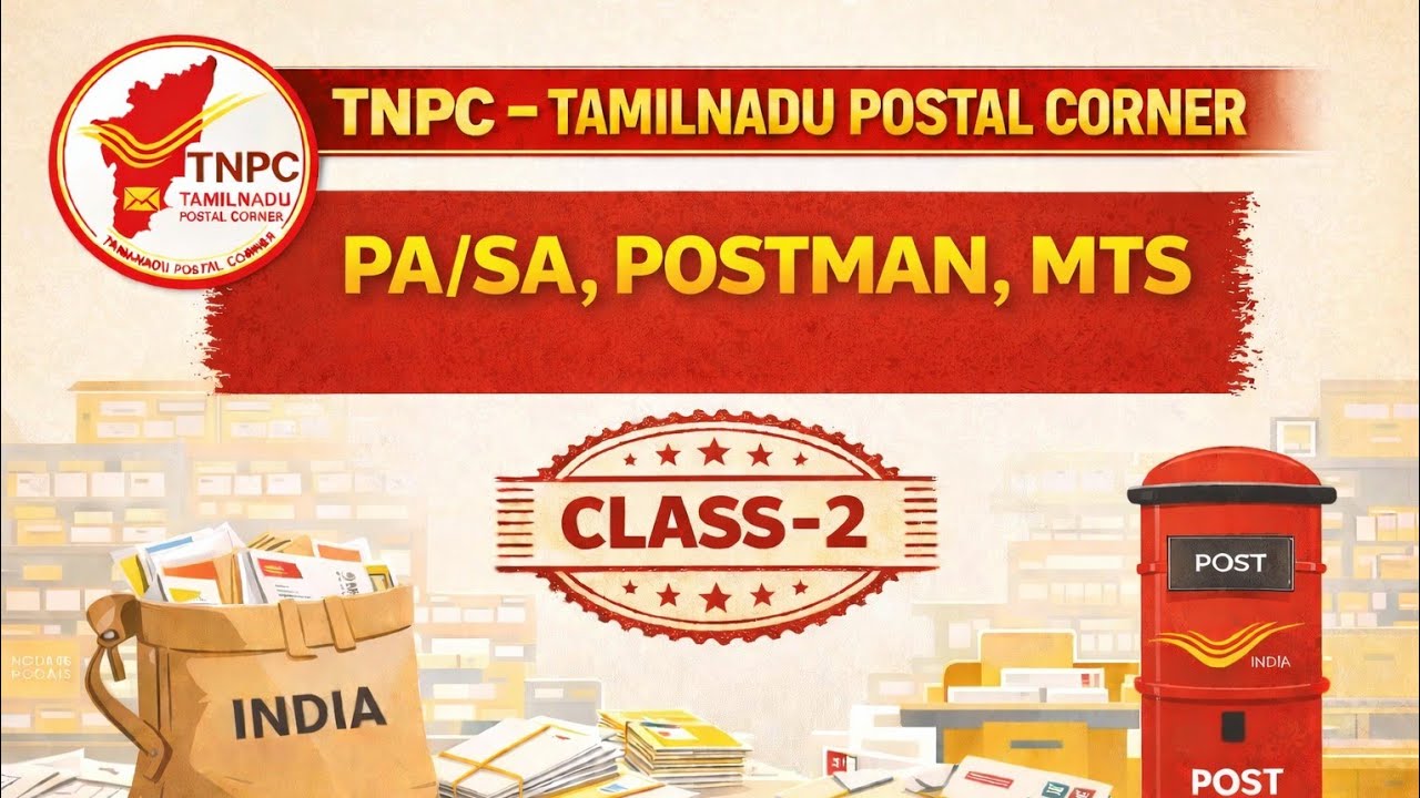 Class 2 - PA, Postman, MTS