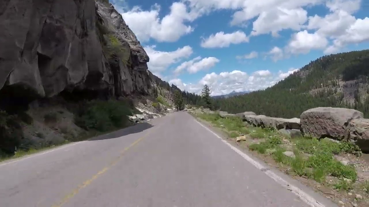 Cycling around Crater Lake