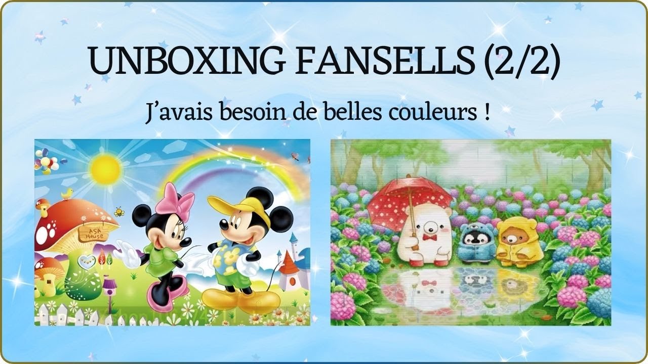 UNBOXING #fansells (2/2) #crossstitch #pointdecroix