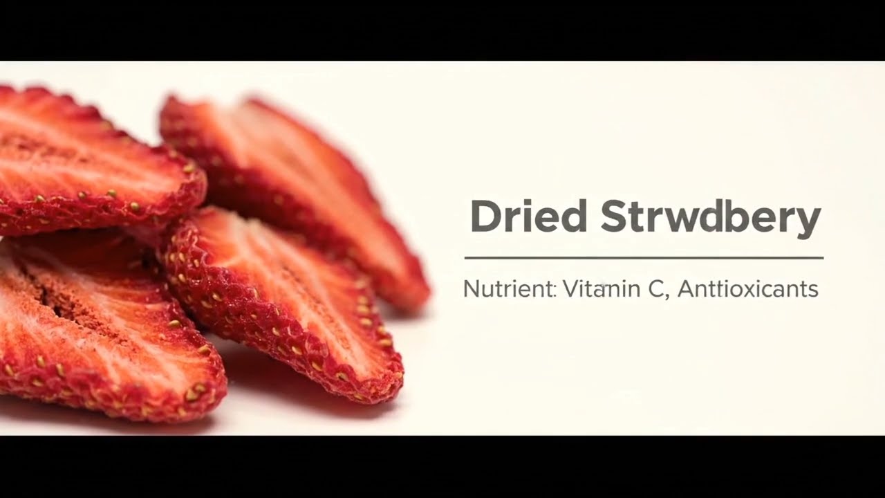 Dried Strawberries 🍓 | Vitamins, Fiber & Antioxidants | it's benefits 