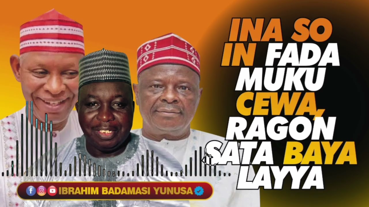 Ina so in fada mu ku cewa, ragon sata baya layya, amma tunda kun dage za ku gani - Inji Garba Kore