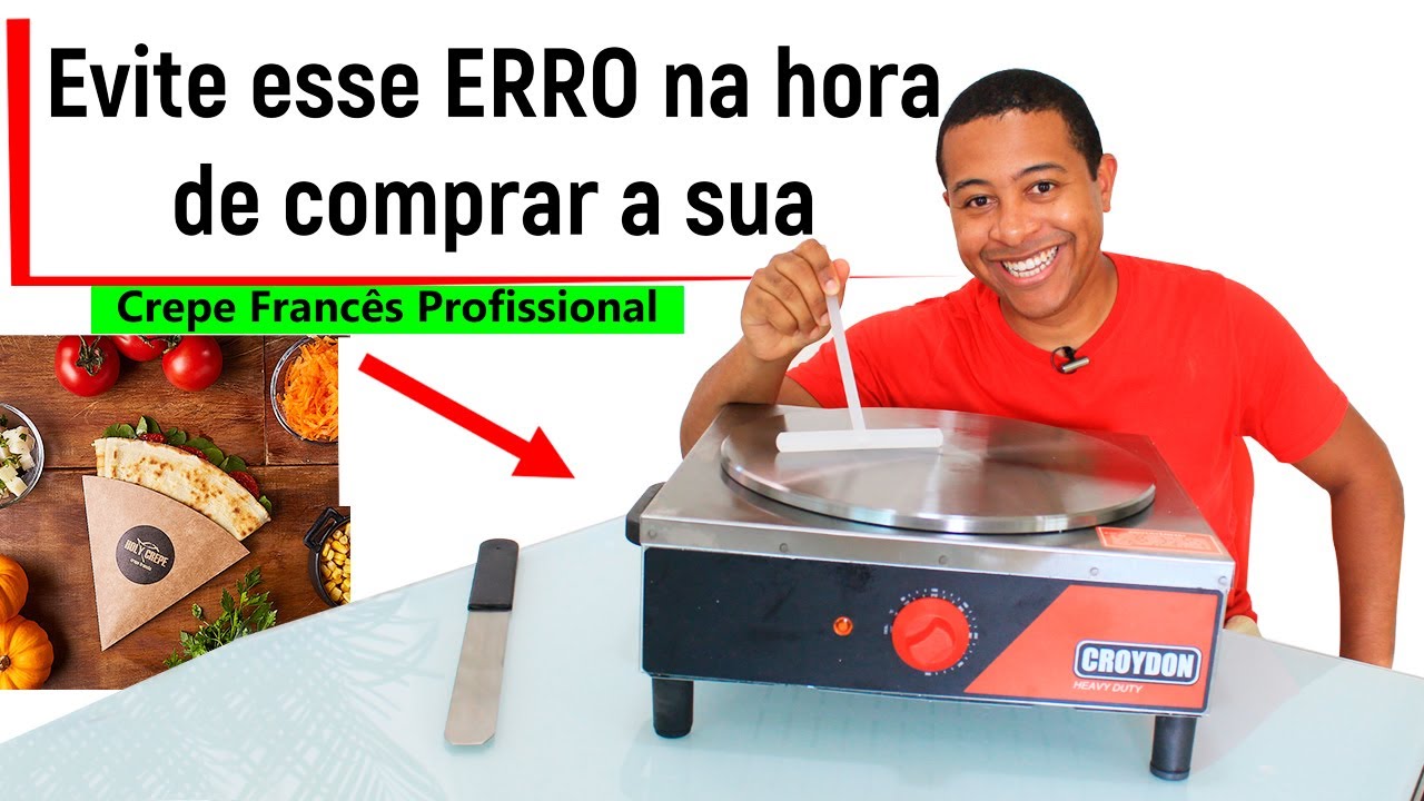 Maquina de Crepe Francês | ÓTIMO NEGÓCIO