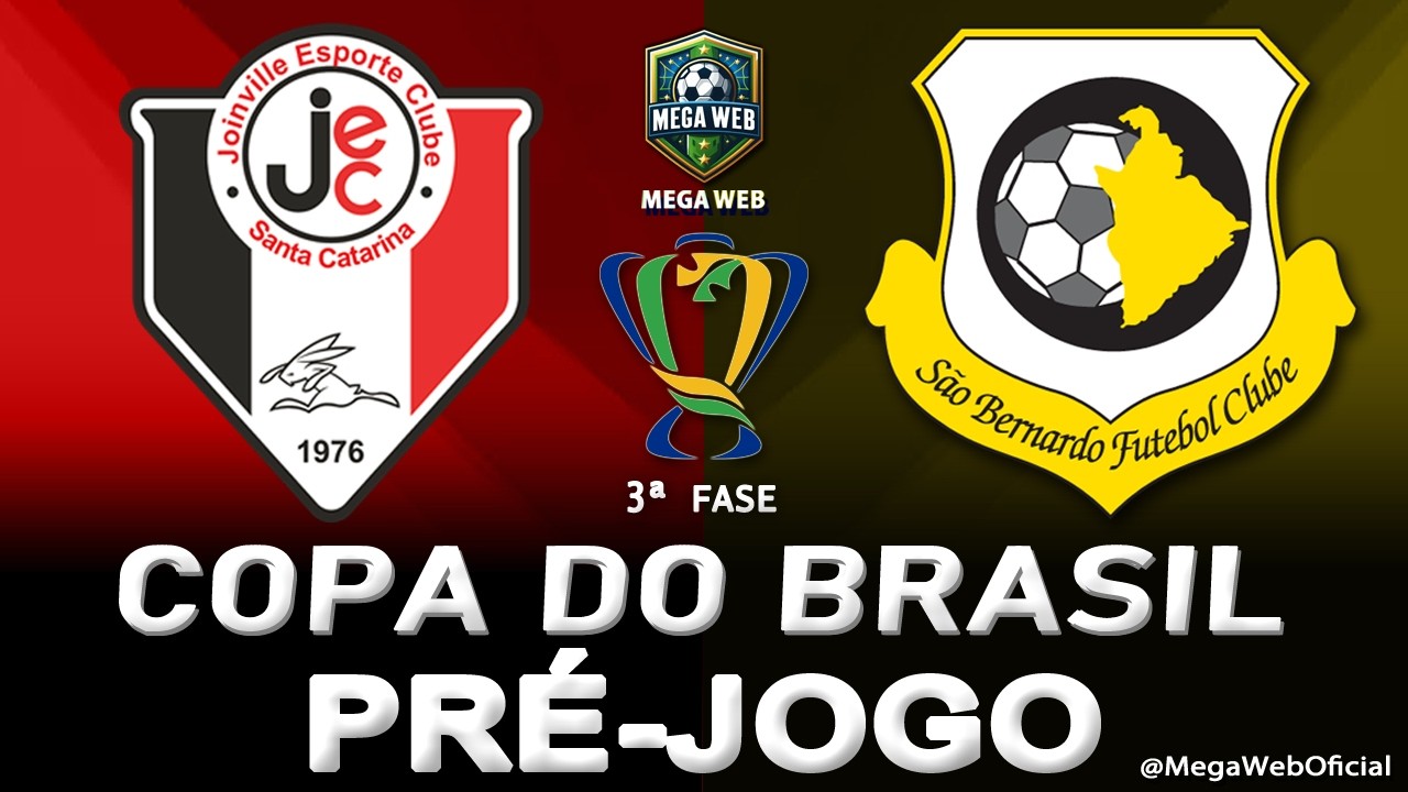 JOINVILLE x SÃO BERNARDO - AO VIVO (COPA DO BRASIL 2026 -- 3ª Fase) - Narração