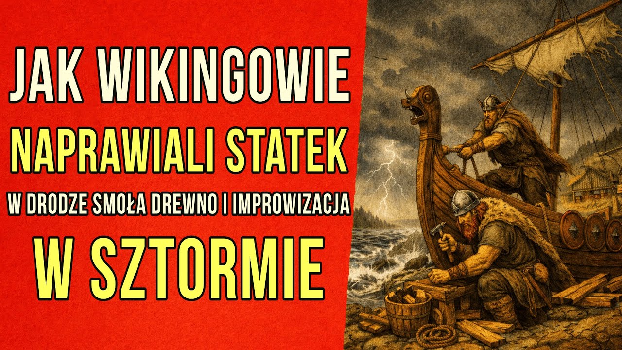 Jak Wikingowie naprawiali statek w drodze: smoła, drewno i improwizacja w sztormie