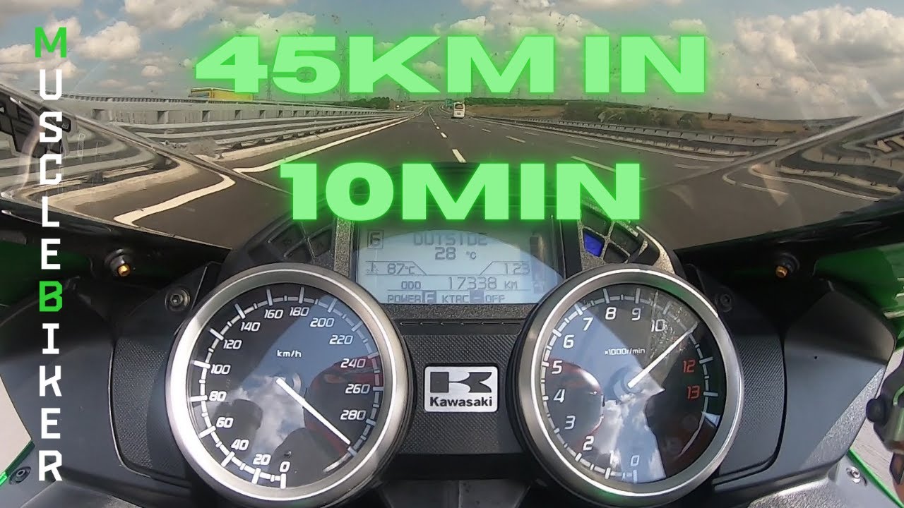 Kawasaki Ninja ZX14R Top Speed ​​- Автострада - СТАМБУЛ-