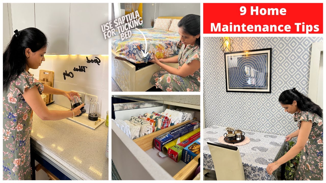 9 NEW & AWESOME Home Maintenance Tips & Hacks | Organizopedia