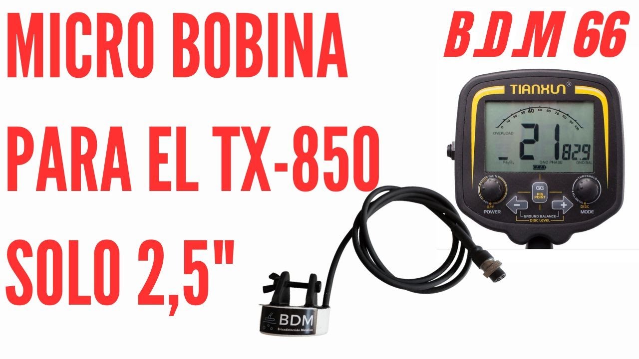 👉🔥Cómo fabricar una MICRO BOBINA para el detector de metales TIANXUN TX850🔥